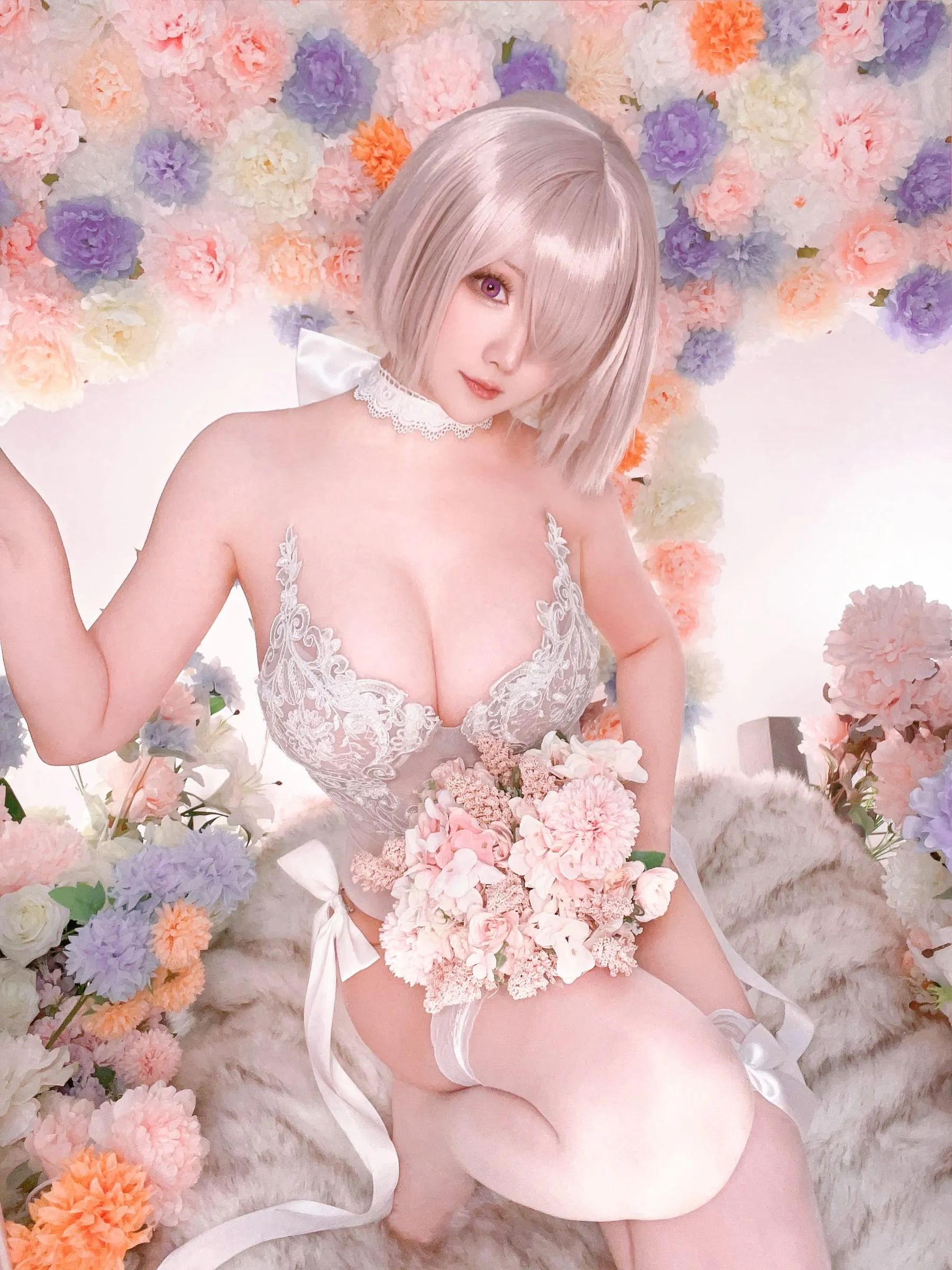 星之迟迟 – NO.141 FGO-玛修同人婚纱 [79P]插图3